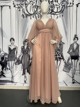 Carregar imagem no visualizador da galeria, Vestido Longo com Manga Fluida