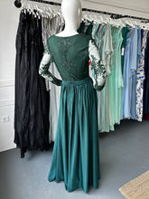 Carregar imagem no visualizador da galeria, Vestido longo Verde esmeralda
