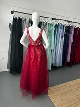 Carregar imagem no visualizador da galeria, Vestido longo Bordou