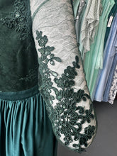 Carregar imagem no visualizador da galeria, Vestido longo Verde esmeralda
